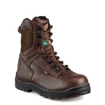 Red Wing Férfi King Toe 8-inch CSA Safety Toe Vízálló Bakancs Barna